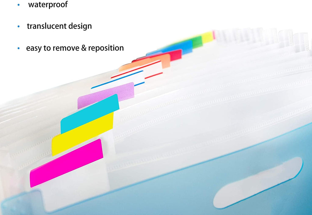 ELII 500 PCS Tabs 2 Inch Book Tabs Sticky Index Tabs,File Tabs