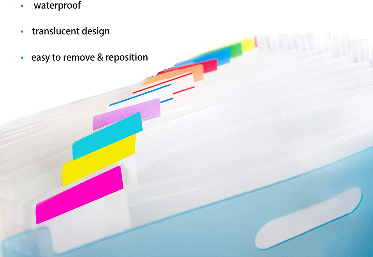 ELII 500 PCS Tabs 2 Inch Book Tabs Sticky Index Tabs,File Tabs