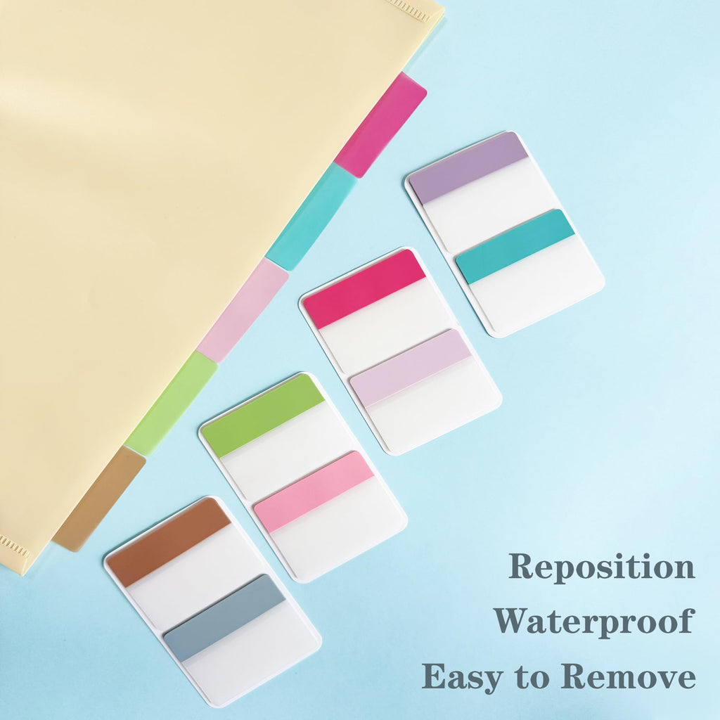 ELII 500 PCS Tabs 2 Inch Book Tabs Sticky Index Tabs,File Tabs