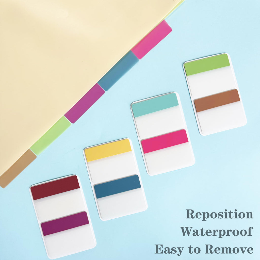 ELII 500 PCS Tabs 2 Inch Book Tabs Sticky Index Tabs,File Tabs