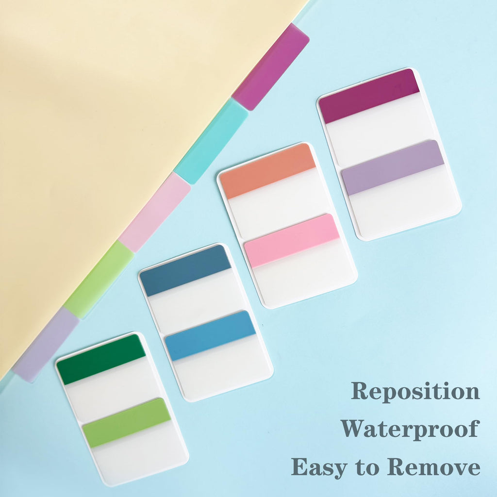 ELII 500 PCS Tabs 2 Inch Book Tabs Sticky Index Tabs,File Tabs