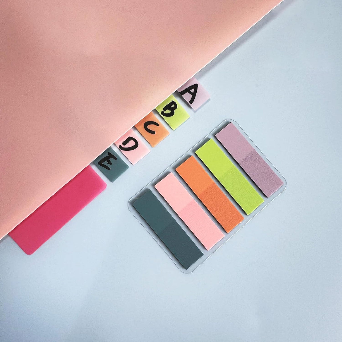 ELII 500 PCS Tabs 2 Inch Book Tabs Sticky Index Tabs,File Tabs