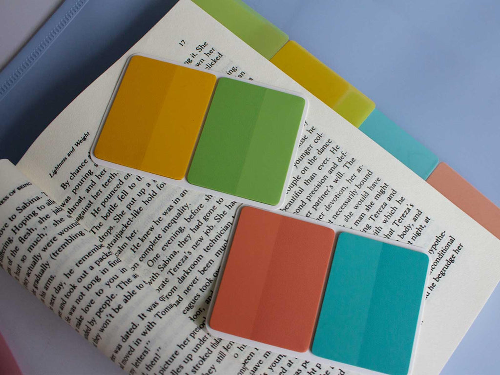 ELII 500 PCS Tabs 2 Inch Book Tabs Sticky Index Tabs,File Tabs