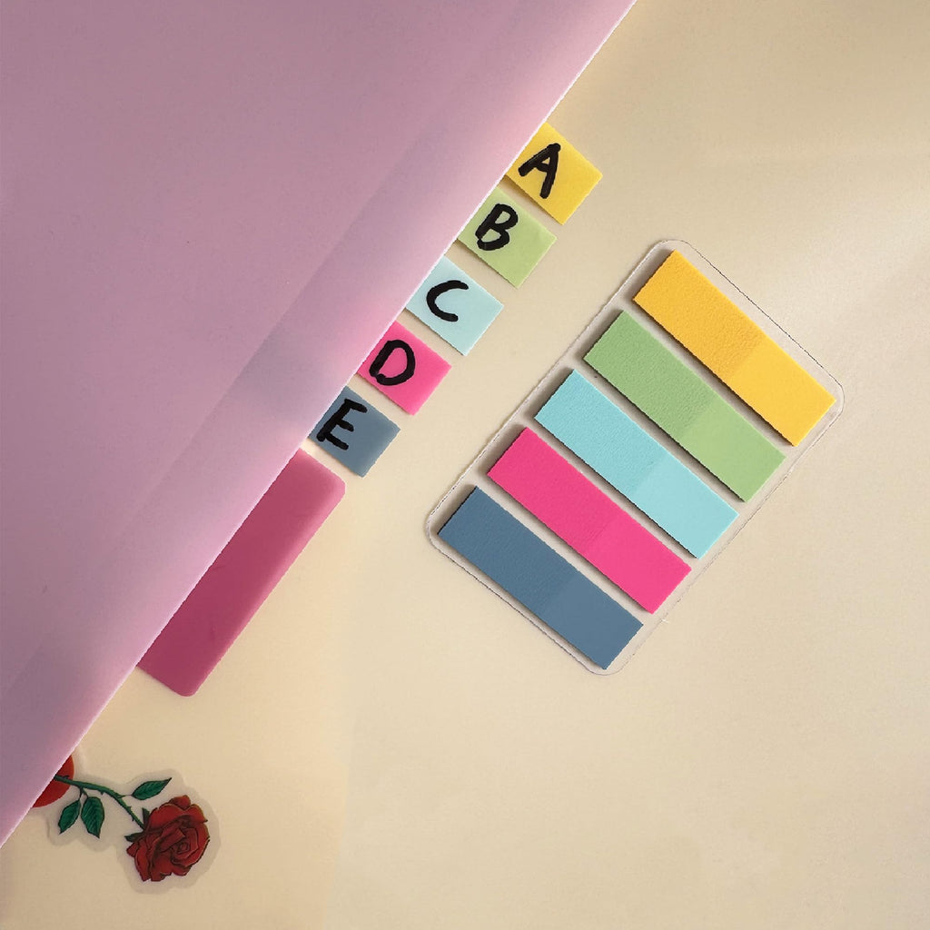 ELII 500 PCS Tabs 2 Inch Book Tabs Sticky Index Tabs,File Tabs