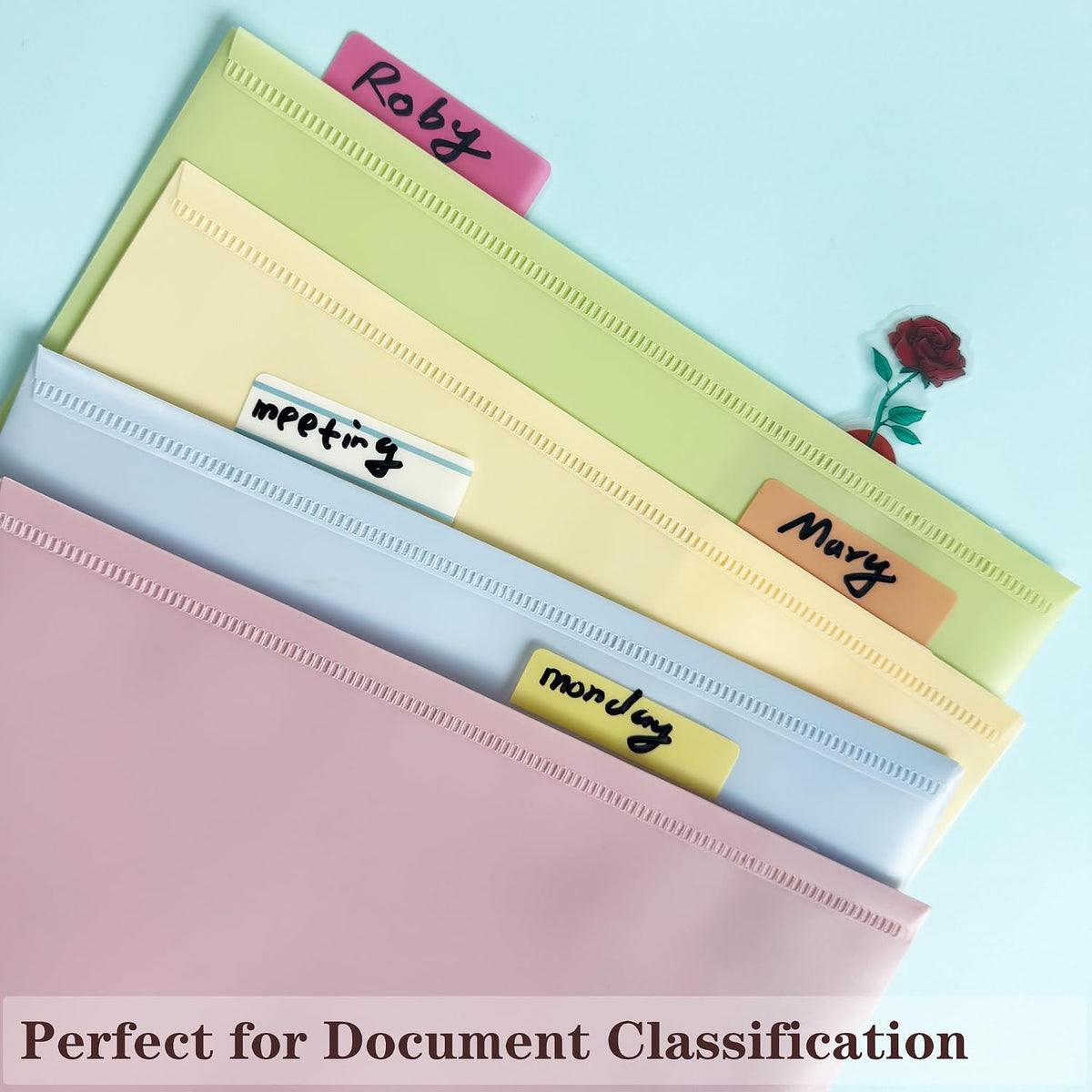 ELII 500 PCS Tabs 2 Inch Book Tabs Sticky Index Tabs,File Tabs