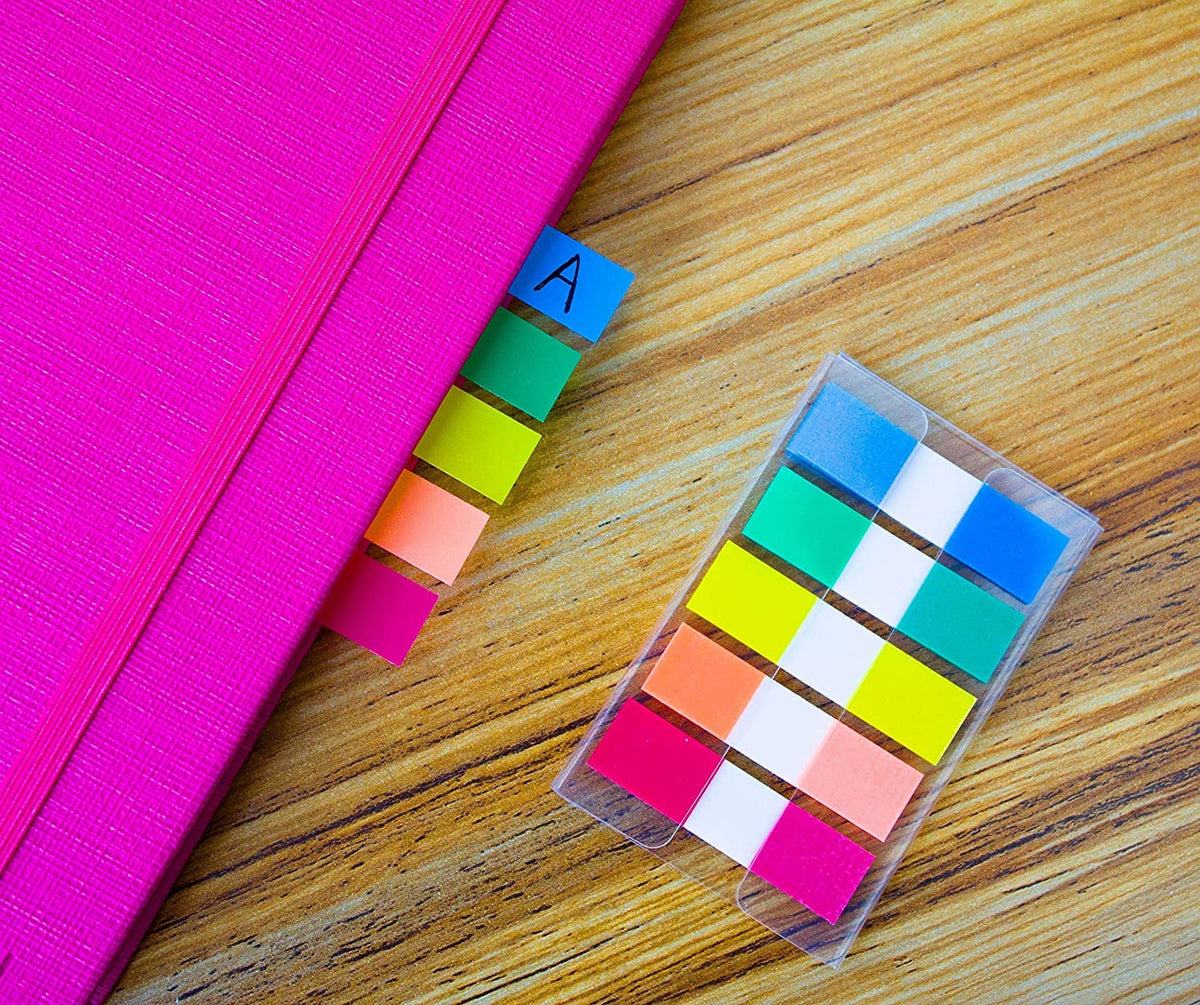 ELII 500 PCS Tabs 2 Inch Book Tabs Sticky Index Tabs,File Tabs
