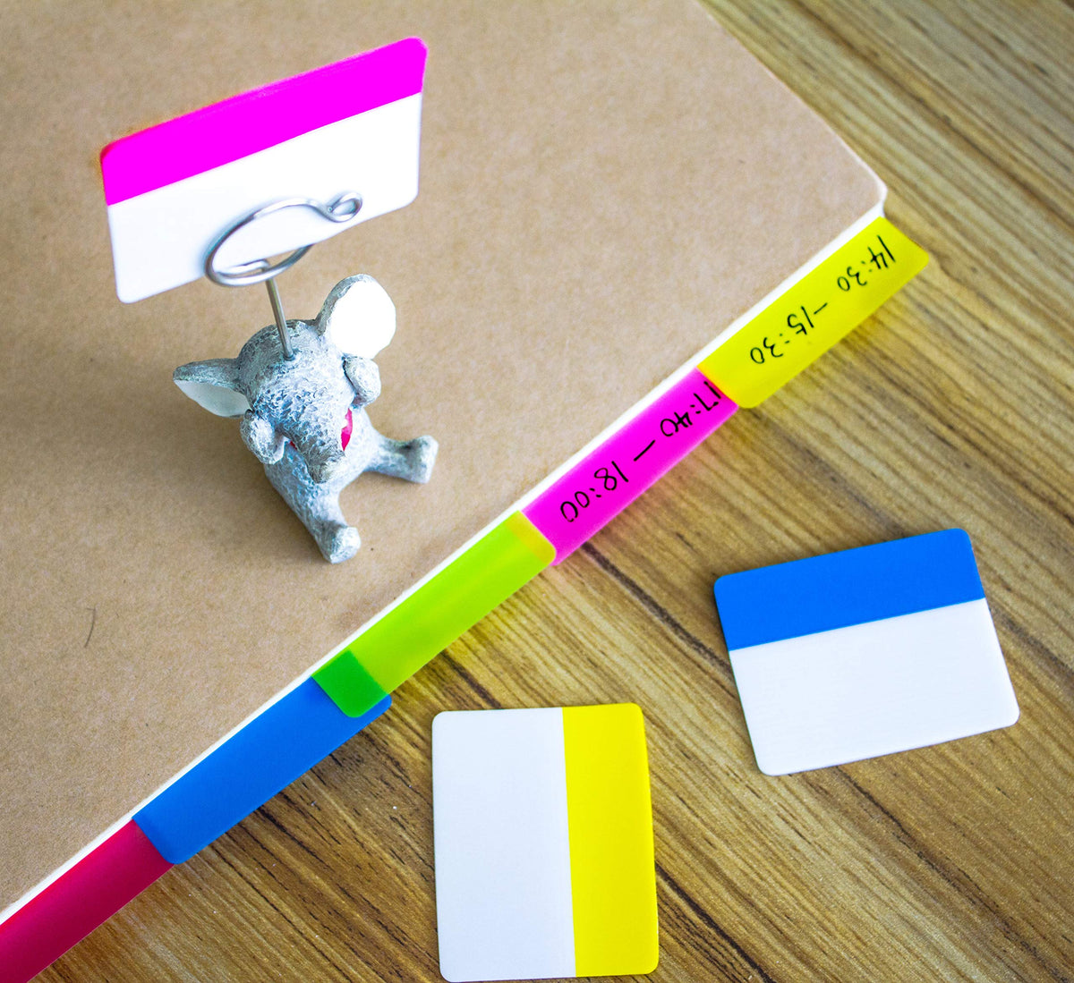 ELII 500 PCS Tabs 2 Inch Book Tabs Sticky Index Tabs,File Tabs