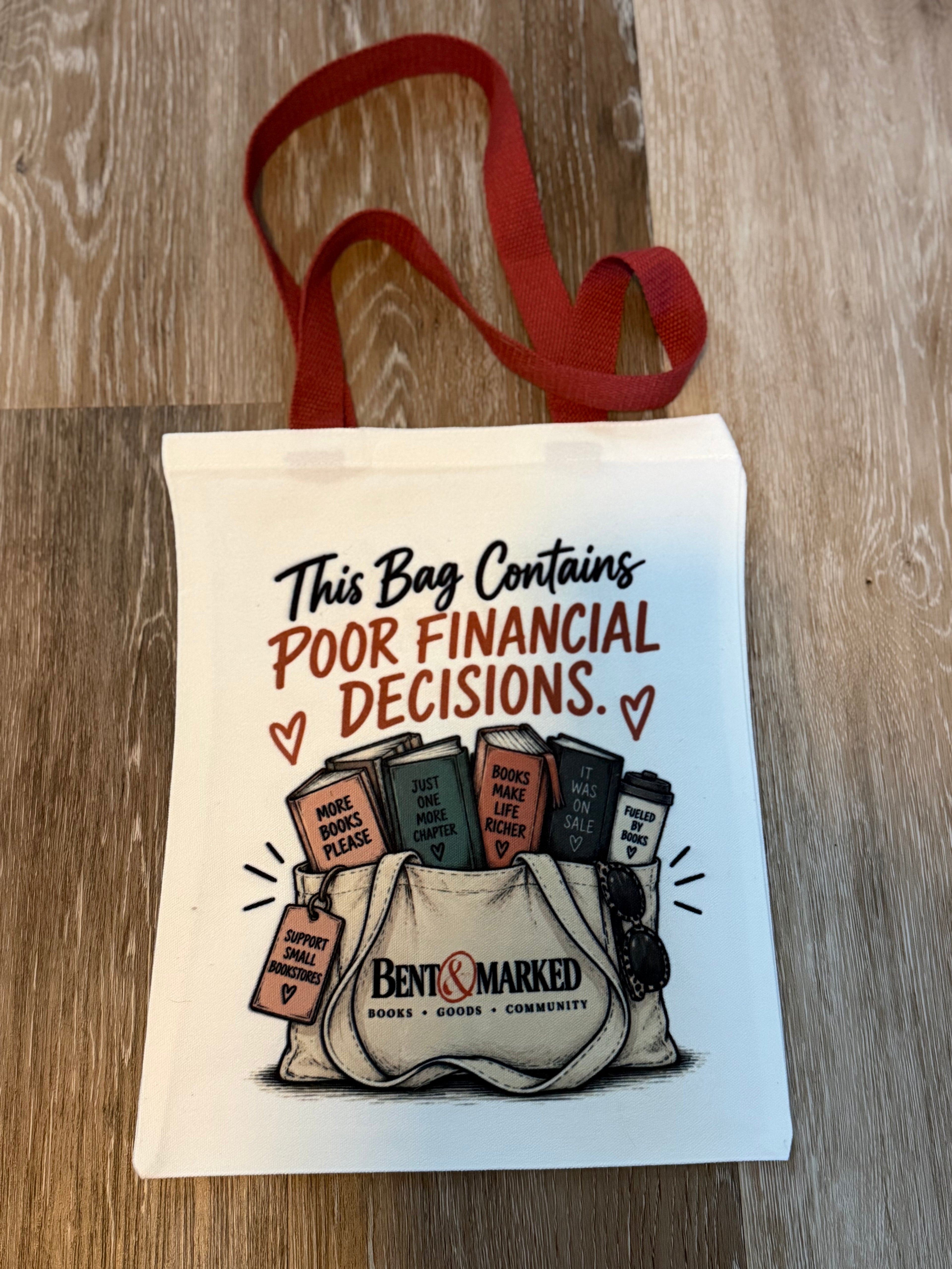 Poor Financial Decisions Canvas Tote Bag